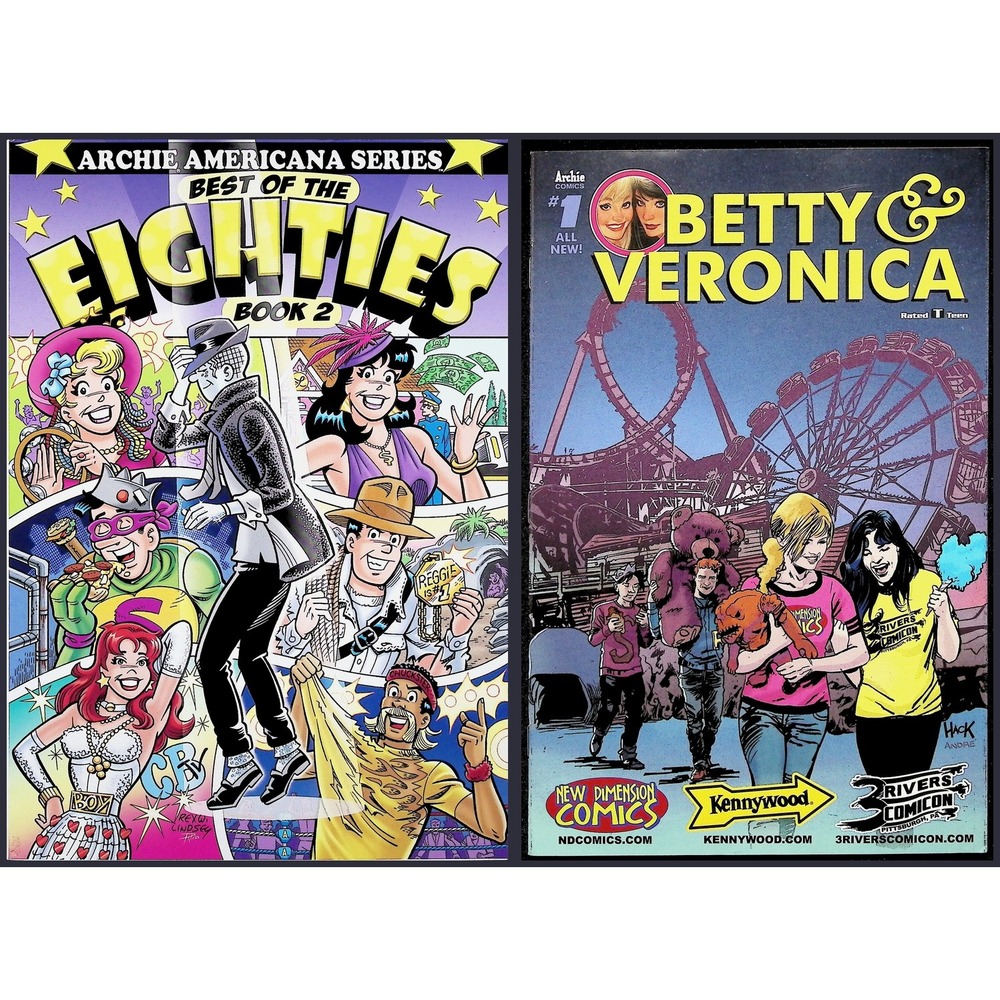 Archie Comics Lot Americana Best of Eighties Book 2 Betty & Veronica #1 Variant